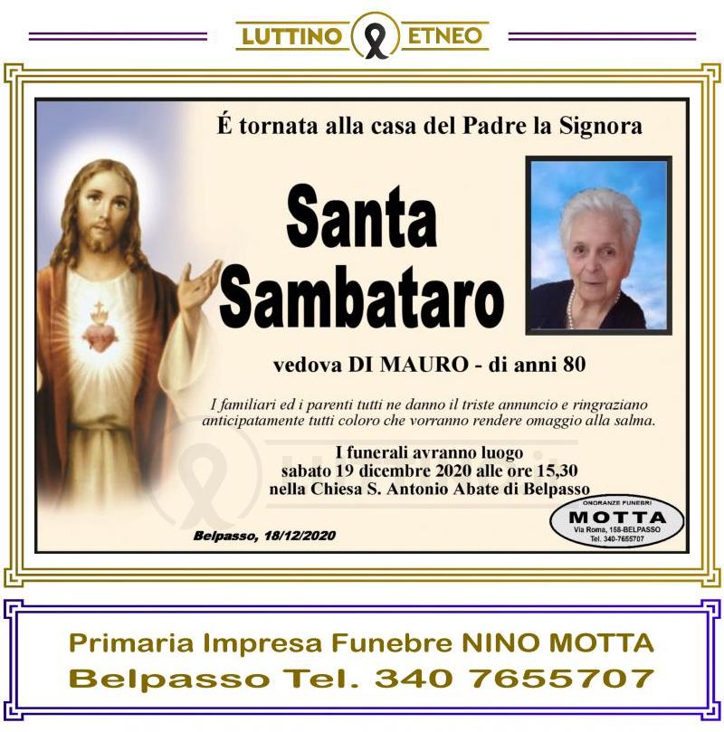 Santa  Sambataro 